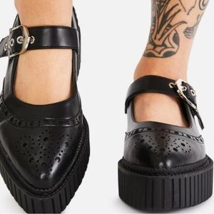 Dolls Kill brand New never worn size 8 Mary Jane creeper shoes.